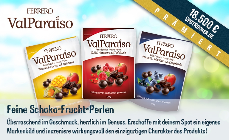 Ferrero ValParaiso Kampagne prämiert!