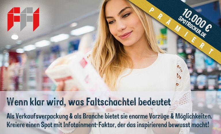 FFI Faltschachtel Kampagne prämiert!