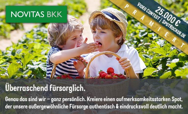Novitas BKK Kampagne prämiert!