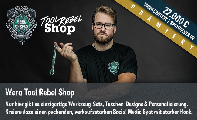 Wera Tool Rebel Shop Kampagne prämiert!